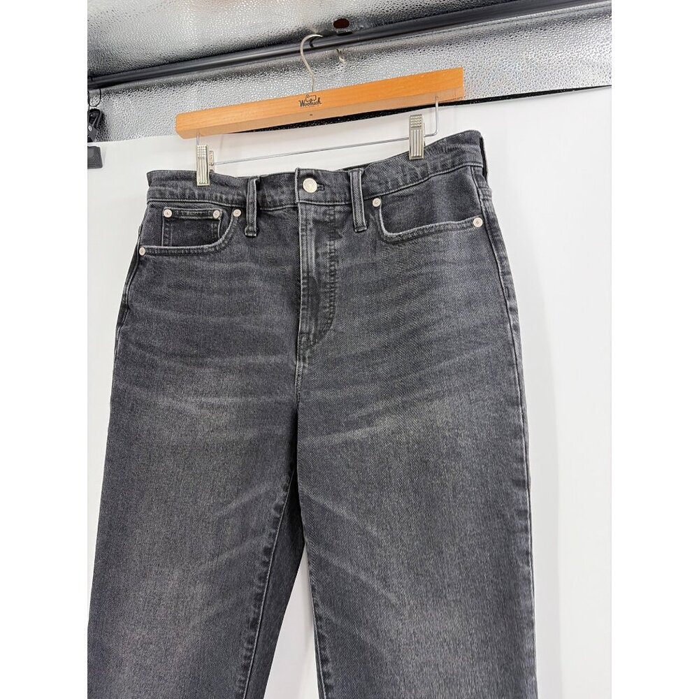 Madewell The Perfect Vintage Jeans Black High Rise Womens Size 30 Stretch Denim - Picture 11 of 11